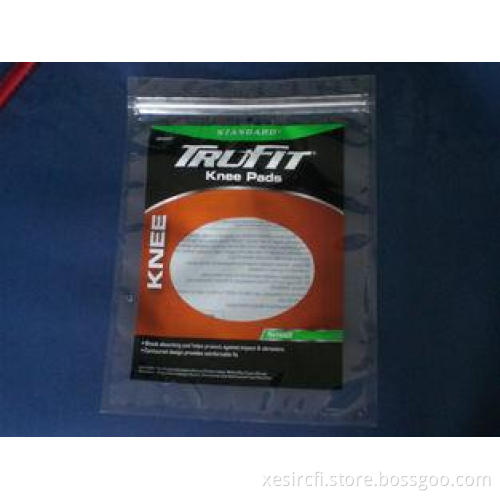 Clear Foil Zipper Pouch Packaging Custom Printed For Hardwa